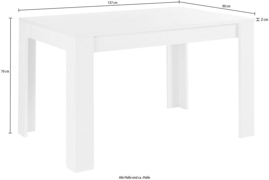 INOSIGN Eettafel Firenze Breedte 137-185 cm inclusief insteekblad - Foto 7