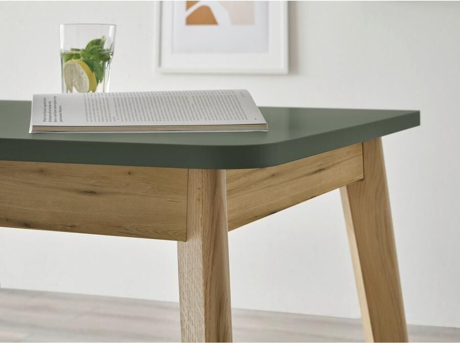 INOSIGN Eettafel MAVAS in moderne trendkleur breedte 140 180 cm (met inlegplaat) - Foto 2