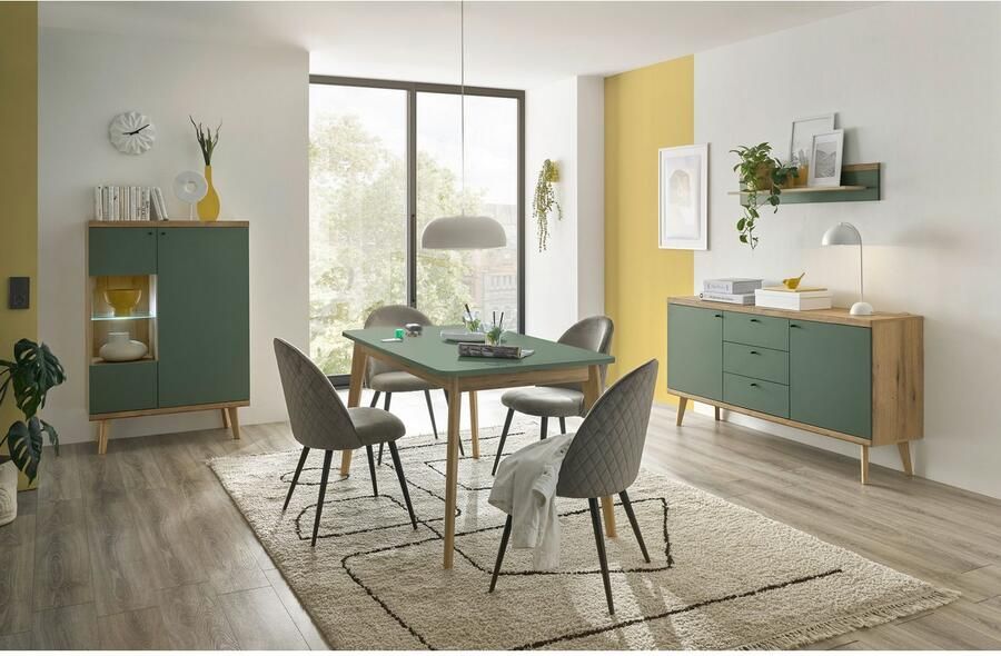 INOSIGN Eettafel MAVAS in moderne trendkleur breedte 140 180 cm (met inlegplaat) - Foto 4