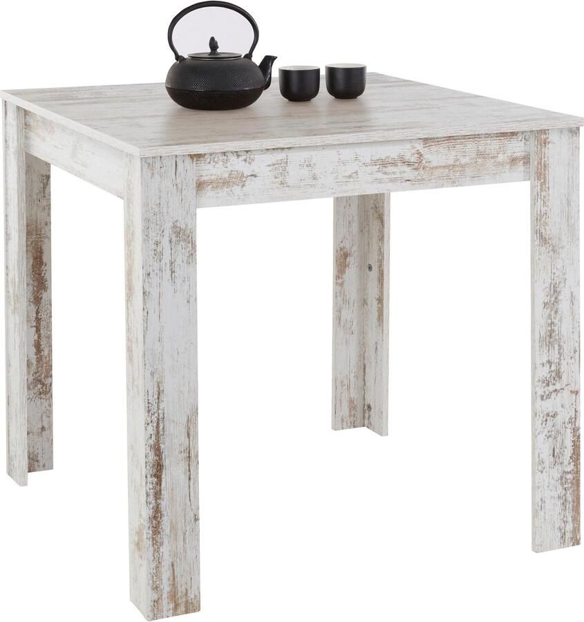 INOSIGN Eettafel Meigh TOPSELLER! van houtmateriaal breedte 80 cm - Foto 2