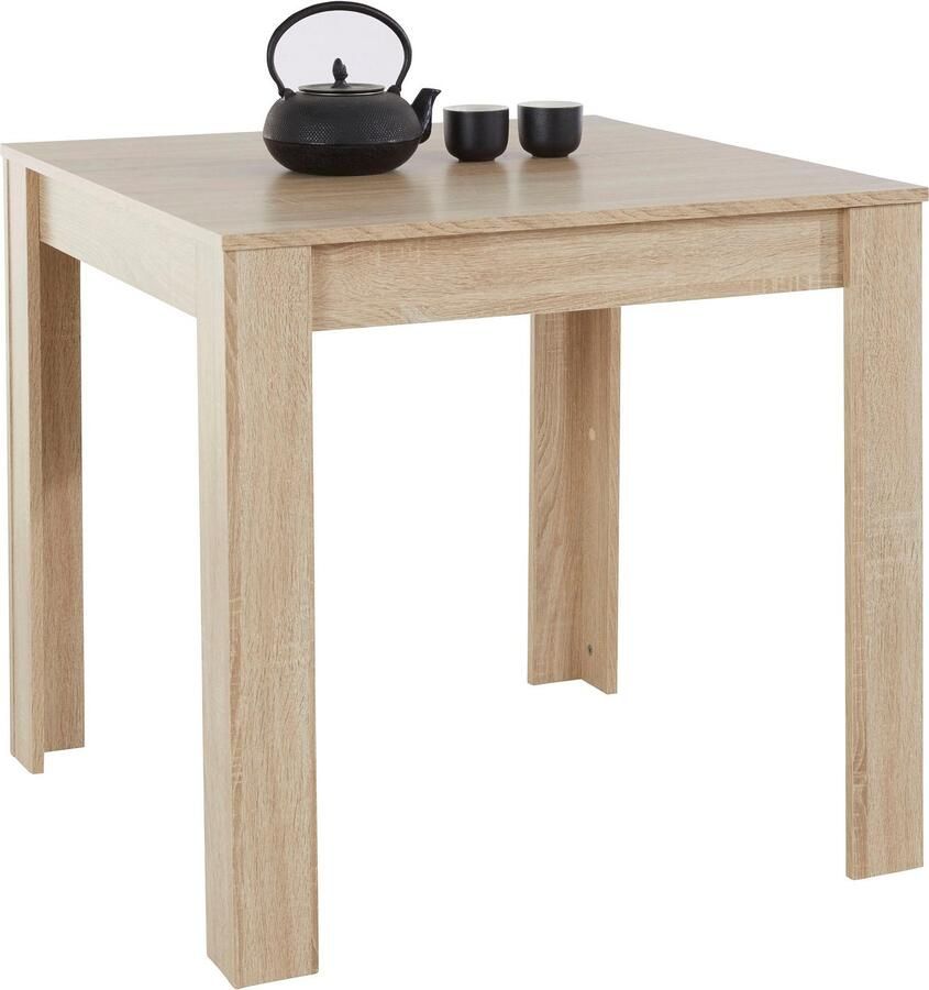 INOSIGN Eettafel Meigh TOPSELLER! van houtmateriaal breedte 80 cm - Foto 4