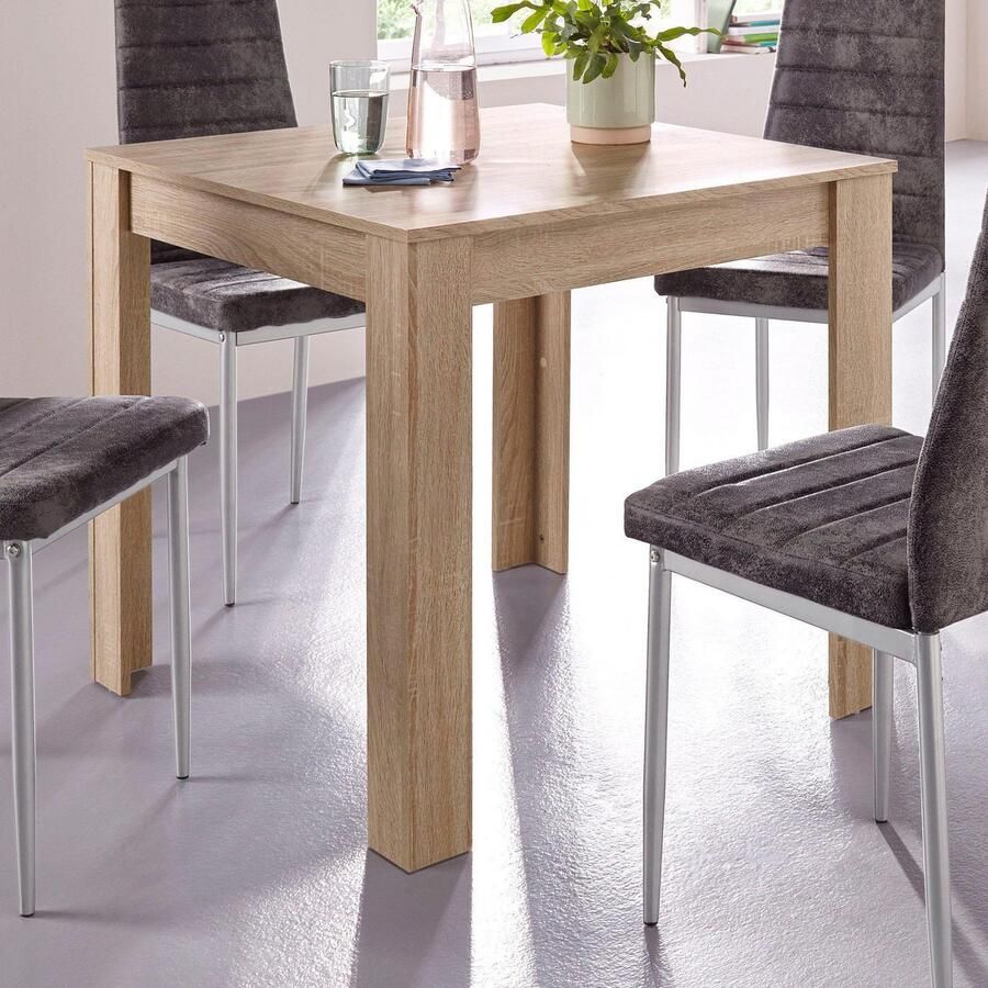 INOSIGN Eettafel Meigh TOPSELLER! van houtmateriaal breedte 80 cm - Foto 2