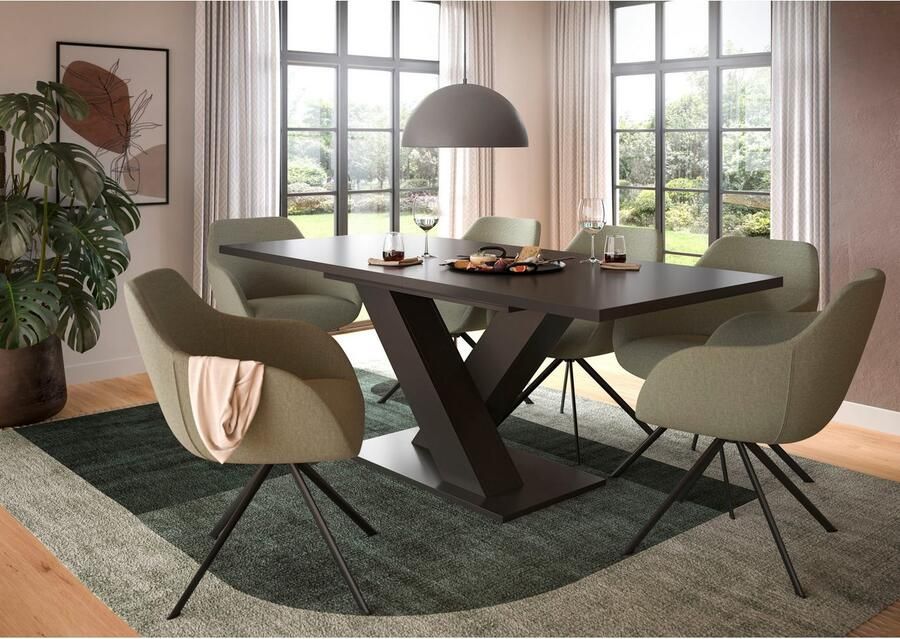 INOSIGN Eettafel Motus uitschuifbaar 150 190 cm inclusief 40 cm inlegplaat (1 stuk) - Foto 5