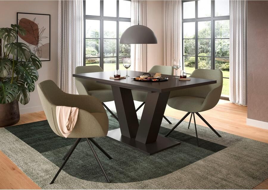 INOSIGN Eettafel Motus uitschuifbaar 150 190 cm inclusief 40 cm inlegplaat (1 stuk) - Foto 5