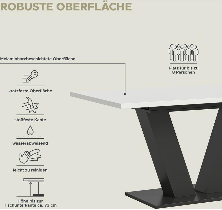 INOSIGN Eettafel Motus uitschuifbaar 150 190 cm inclusief 40 cm inlegplaat (1 stuk) - Foto 4
