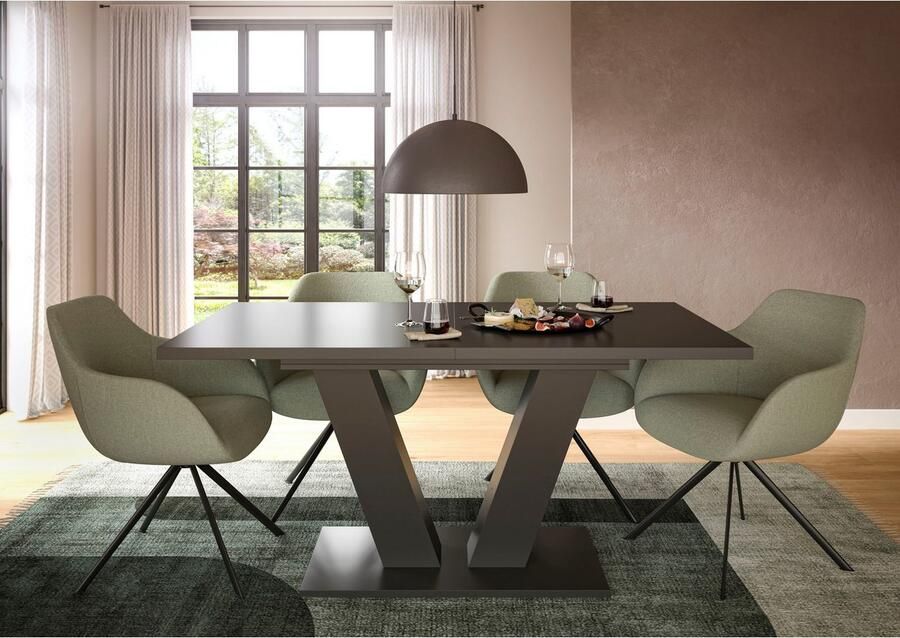 INOSIGN Eettafel Motus uitschuifbaar 150 190 cm inclusief 40 cm inlegplaat (1 stuk) - Foto 7