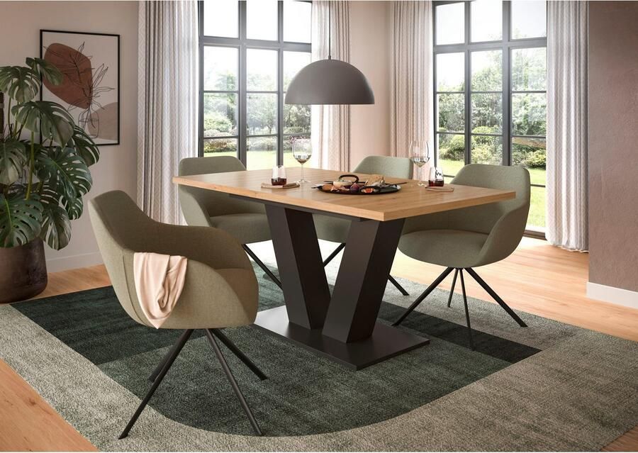 INOSIGN Eettafel Motus uitschuifbaar 150 190 cm inclusief 40 cm inlegplaat (1 stuk) - Foto 6