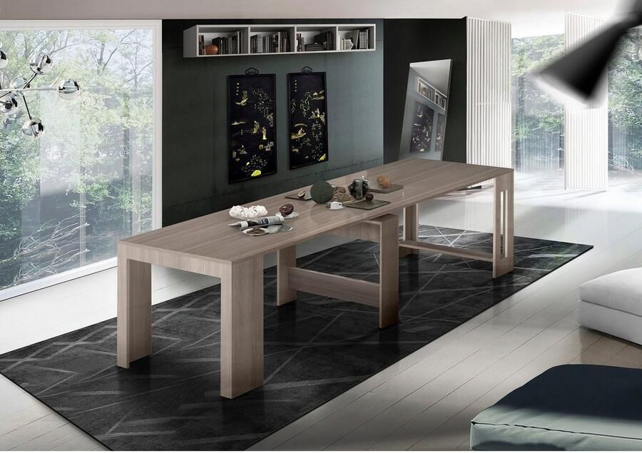 INOSIGN Eettafel Praktika keukentafel salontafel eettafel met uittrekfunctie uittrekbaar van 50 cm naar 300 cm - Foto 2