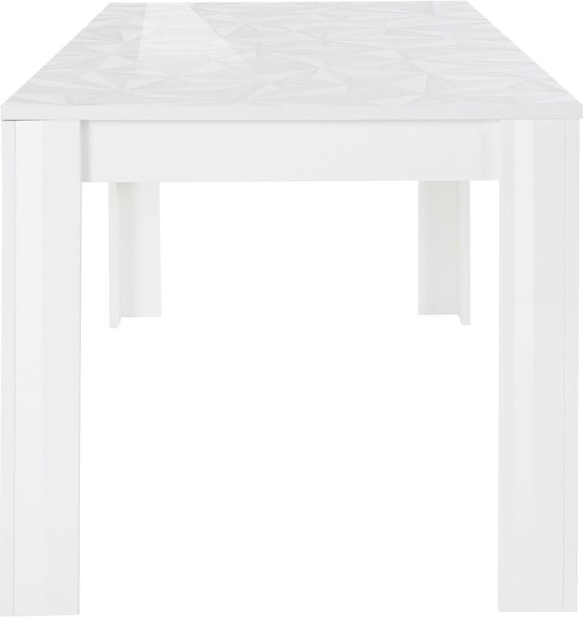 INOSIGN Eettafel Prisma 180x90 cm keukentafel eettafel rechthoekig Tafelblad dikte 22 mm en met elegante zeefdruk kleurkeuze - Foto 2