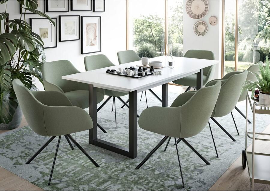 INOSIGN Eettafel Rail uitschuifbaar 150 190 cm inclusief 40 cm inlegplaat - Foto 7