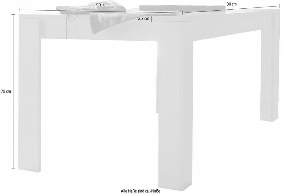 INOSIGN Eettafel Sky Breedte 180 cm - Foto 2