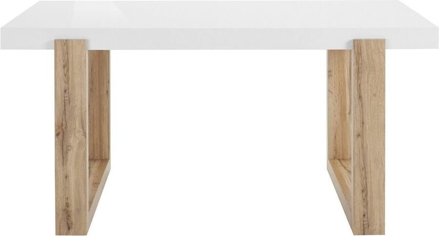 INOSIGN Eettafel Solid wit hoogglanzend tafelblad in twee verschillende afmetingen - Foto 5