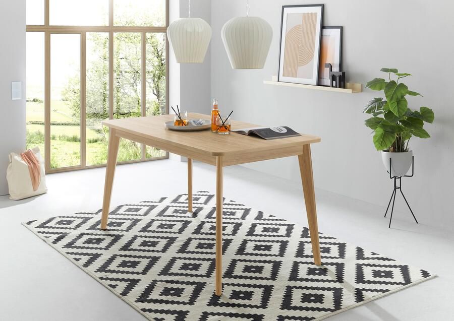 INOSIGN Eettafel Torge tafel met uitschuiffunctie keukentafel salontafel scandinavische stijl beschikbaar in drie kleuren uitschuifbare eettafel (1 stuk) - Foto 6
