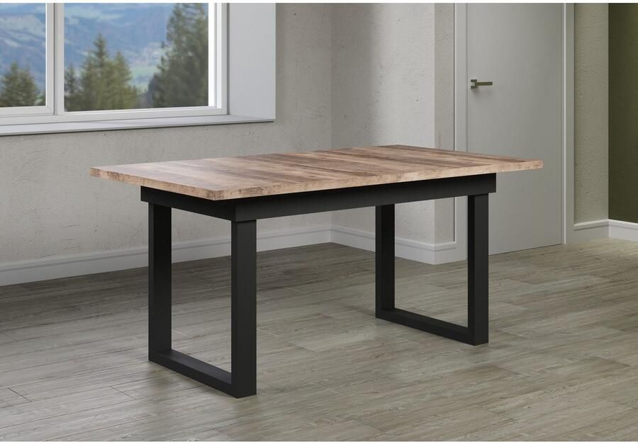 INOSIGN Eettafel Valencia Synchro-uitvoering metalen runners uitschuifbaar tot 200 cm - Foto 3