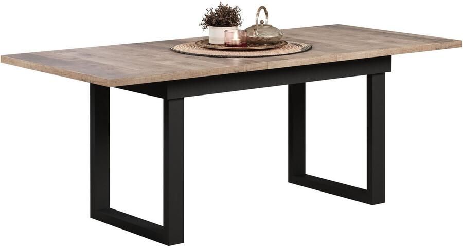 INOSIGN Eettafel Valencia Synchro-uitvoering metalen runners uitschuifbaar tot 200 cm - Foto 7