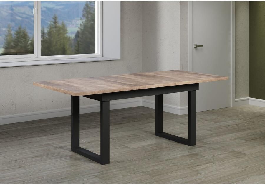 INOSIGN Eettafel Valencia Synchro-uitvoering metalen runners uitschuifbaar tot 200 cm - Foto 5