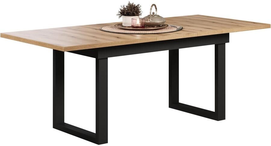 INOSIGN Eettafel Valencia Synchro-uitvoering metalen runners uitschuifbaar tot 200 cm - Foto 8