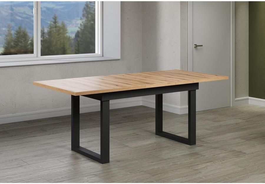 INOSIGN Eettafel Valencia Synchro-uitvoering metalen runners uitschuifbaar tot 200 cm - Foto 5