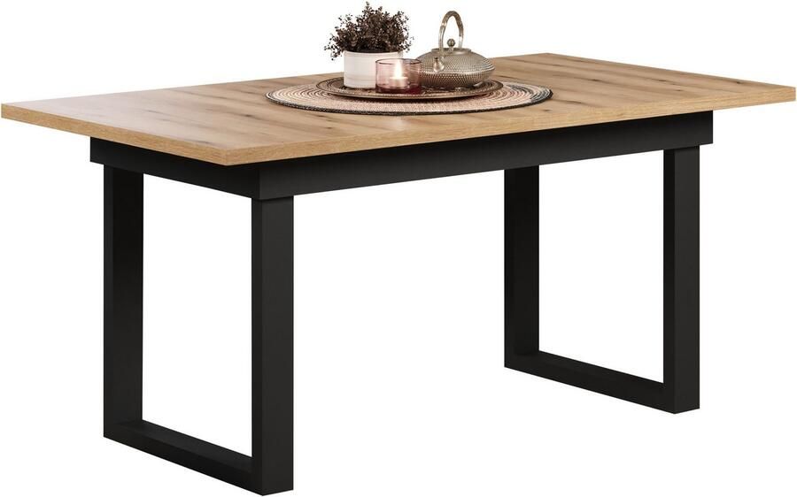 INOSIGN Eettafel Valencia Synchro-uitvoering metalen runners uitschuifbaar tot 200 cm - Foto 6