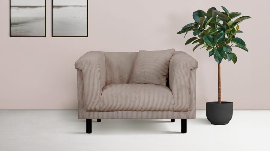 INOSIGN Fauteuil AGNIA BxDxH: 100x85x71 cm incl. sierkussens ook in cord en bouclé - Foto 6
