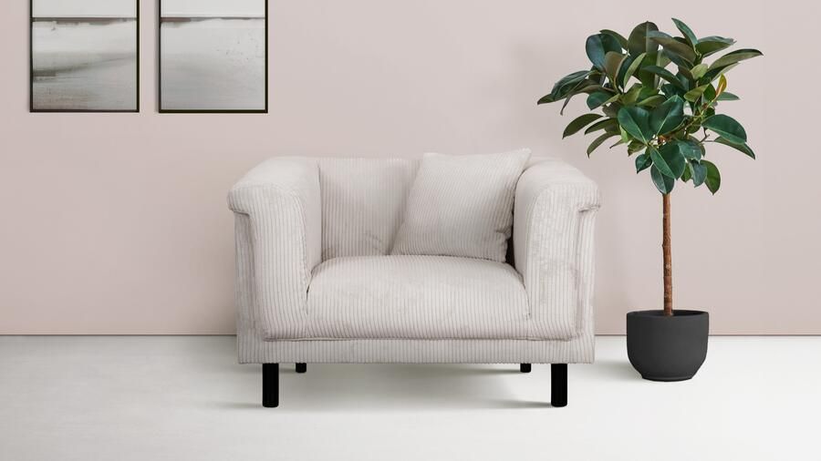 INOSIGN Fauteuil AGNIA BxDxH: 100x85x71 cm incl. sierkussens ook in cord en bouclé - Foto 6