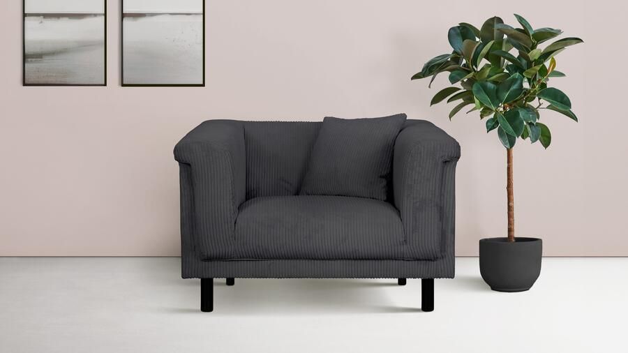 INOSIGN Fauteuil AGNIA BxDxH: 100x85x71 cm incl. sierkussens ook in cord en bouclé - Foto 6