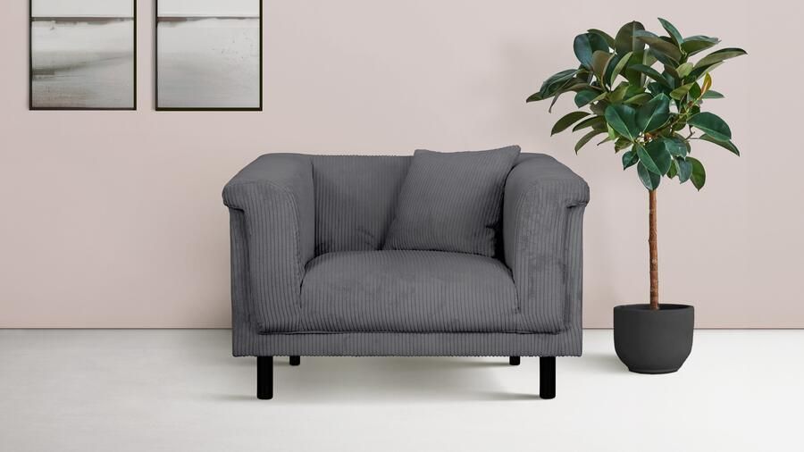 INOSIGN Fauteuil AGNIA BxDxH: 100x85x71 cm incl. sierkussens ook in cord en bouclé - Foto 6