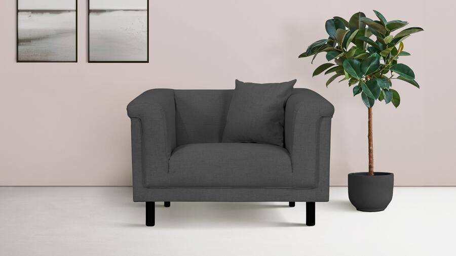 INOSIGN Fauteuil AGNIA BxDxH: 100x85x71 cm incl. sierkussens ook in cord en bouclé - Foto 6