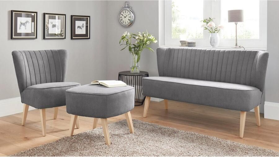 INOSIGN 2-zitsbank Campi comfortabele eetbank vrij plaatsbaar - Foto 2