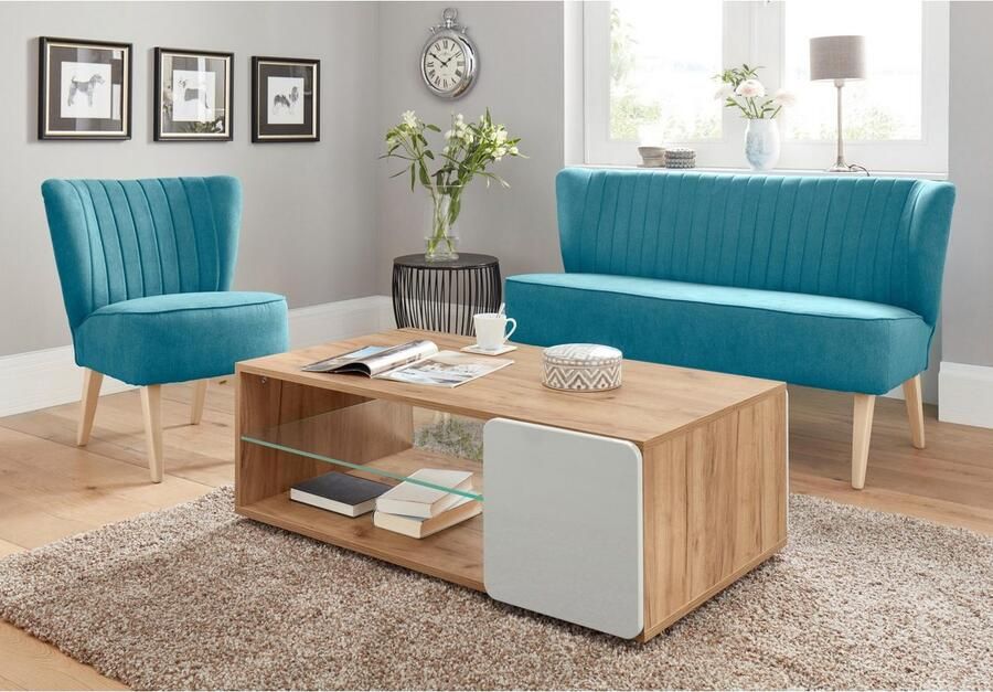 INOSIGN 2-zitsbank Campi comfortabele eetbank vrij plaatsbaar - Foto 2