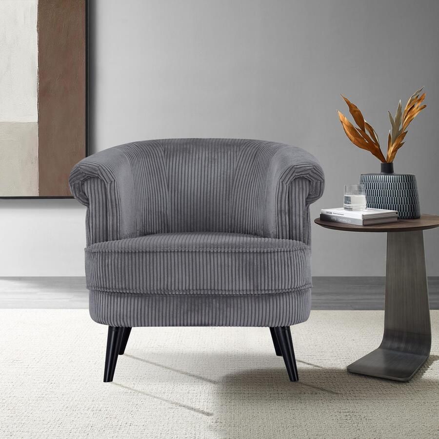 INOSIGN Fauteuil HUTSELL in Cord en Weefstof TV-stoel of Relax-stoel