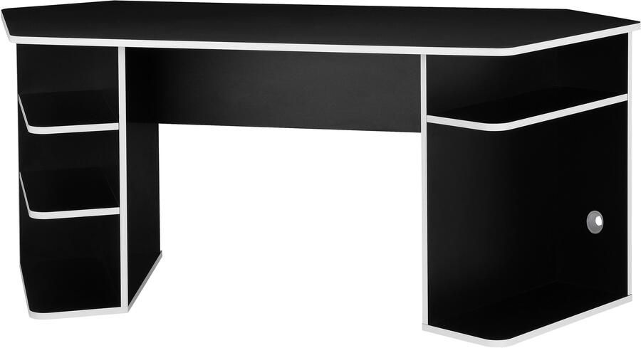 INOSIGN Gamingtafel Game Computertisch Hoekbureau tower-vak kabeldoorvoer asymmetrisch ontwerp breedte 180 cm - Foto 8