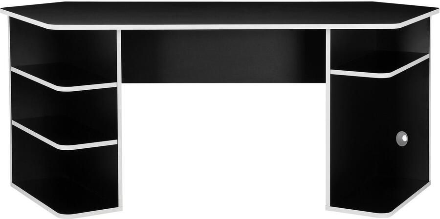 INOSIGN Gamingtafel Game Computertisch Hoekbureau tower-vak kabeldoorvoer asymmetrisch ontwerp breedte 180 cm - Foto 7