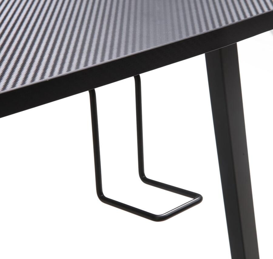 INOSIGN Gamingtafel STREAKY bureau pc-bureau kabeldoorvoer 2 hoofdtelefoonhaken - Foto 2