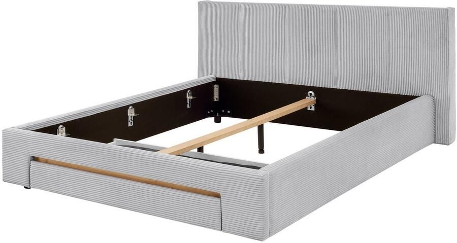 INOSIGN Gestoffeerd bed CiTY GiRON bedframe met bedlade gestoffeerd opbergbed met hondenbed of opberglade bekleding van corduroy of linnenlook - Foto 10