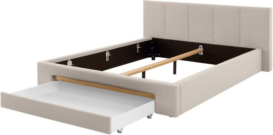 INOSIGN Gestoffeerd bed CiTY GiRON bedframe met bedlade gestoffeerd opbergbed met hondenbed of opberglade bekleding van corduroy of linnenlook - Foto 9