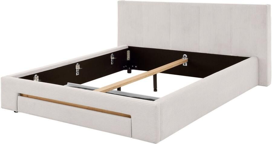 INOSIGN Gestoffeerd bed CiTY GiRON bedframe met bedlade gestoffeerd opbergbed met hondenbed of opberglade bekleding van corduroy of linnenlook - Foto 8