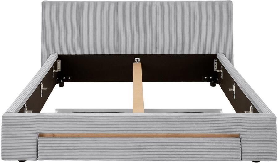 INOSIGN Gestoffeerd bed CiTY GiRON bedframe met bedlade gestoffeerd opbergbed met hondenbed of opberglade bekleding van corduroy of linnenlook - Foto 9