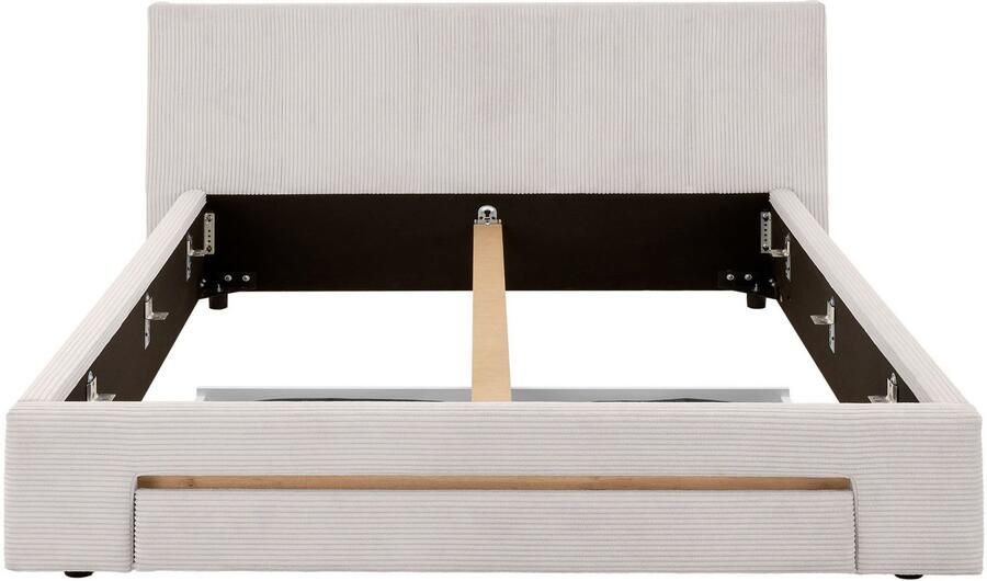 INOSIGN Gestoffeerd bed CiTY GiRON bedframe met bedlade gestoffeerd opbergbed met hondenbed of opberglade bekleding van corduroy of linnenlook - Foto 6