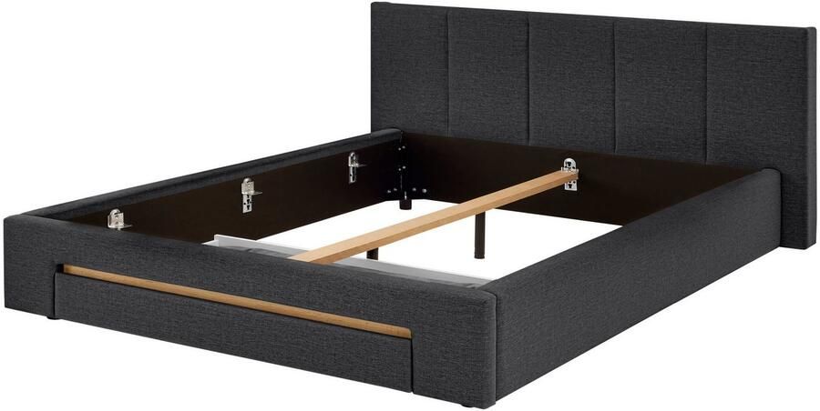 INOSIGN Gestoffeerd bed CiTY GiRON bedframe met bedlade gestoffeerd opbergbed met hondenbed of opberglade bekleding van corduroy of linnenlook - Foto 9