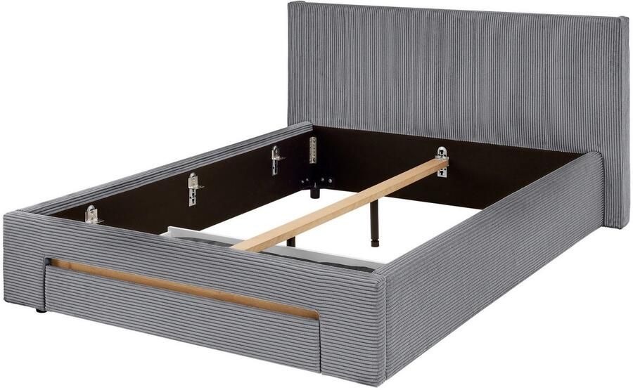 INOSIGN Gestoffeerd bed CiTY GiRON bedframe met bedlade gestoffeerd opbergbed met hondenbed of opberglade bekleding van corduroy of linnenlook - Foto 10