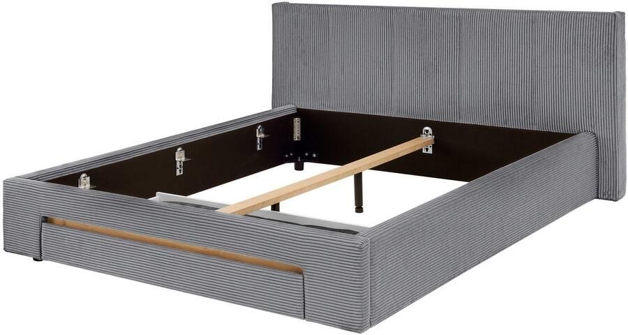 INOSIGN Gestoffeerd bed CiTY GiRON bedframe met bedlade gestoffeerd opbergbed met hondenbed of opberglade bekleding van corduroy of linnenlook - Foto 10
