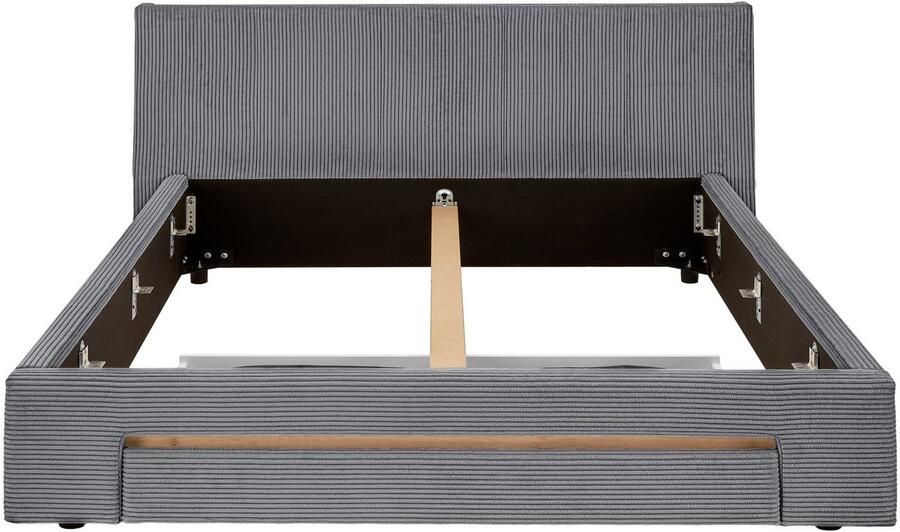 INOSIGN Gestoffeerd bed CiTY GiRON bedframe met bedlade gestoffeerd opbergbed met hondenbed of opberglade bekleding van corduroy of linnenlook - Foto 8