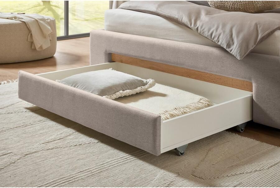 INOSIGN Gestoffeerd bed CiTY GiRON gepolsterd opbergbed met LED-verlichting Bedkisten met hondenbed of als opbergruimte opklapbare hoofdeinden - Foto 7