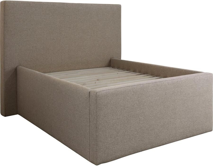 INOSIGN Gestoffeerd bed DALINA rechtlijnig hoofdbord in 5 breedten ook in 220 cm lengte - Foto 3