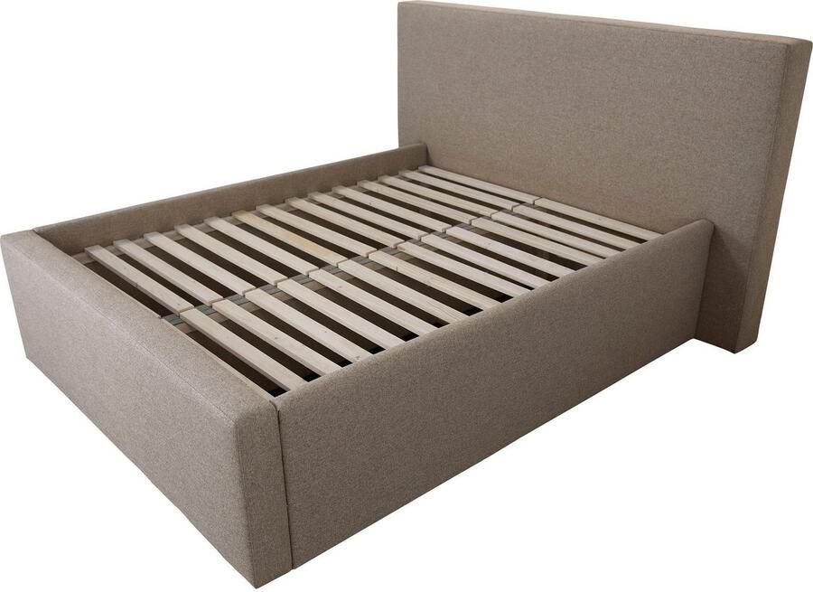 INOSIGN Gestoffeerd bed DALINA rechtlijnig hoofdbord in 5 breedten ook in 220 cm lengte - Foto 2