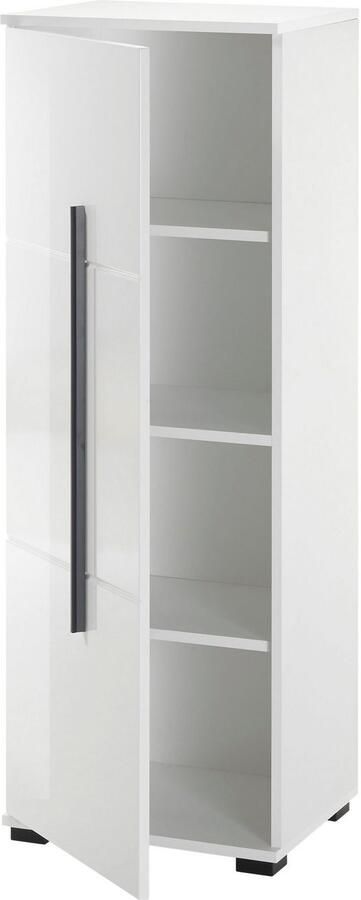 INOSIGN Halfhoge kast Cantara badkamerkast in hoogglans wit kast in modern ontwerp - Foto 10