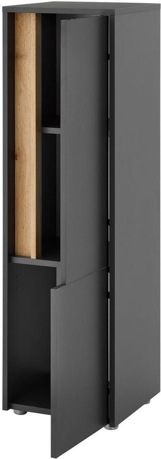 INOSIGN Halfhoge kast CITY GIRON badkamerkast met grepen hoge kast in tijdloos ontwerp - Foto 10