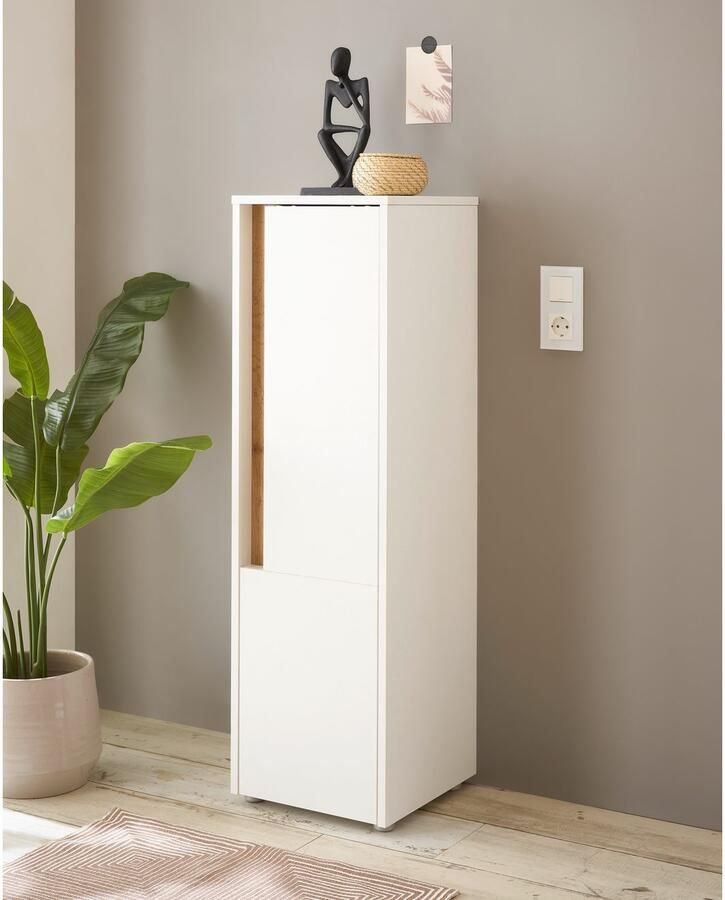 INOSIGN Halfhoge kast CITY GIRON badkamerkast met grepen hoge kast in tijdloos ontwerp - Foto 2