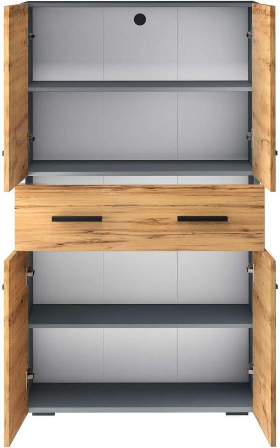 INOSIGN Halfhoge kast Skara met twee verstelbare legplanken - Foto 3